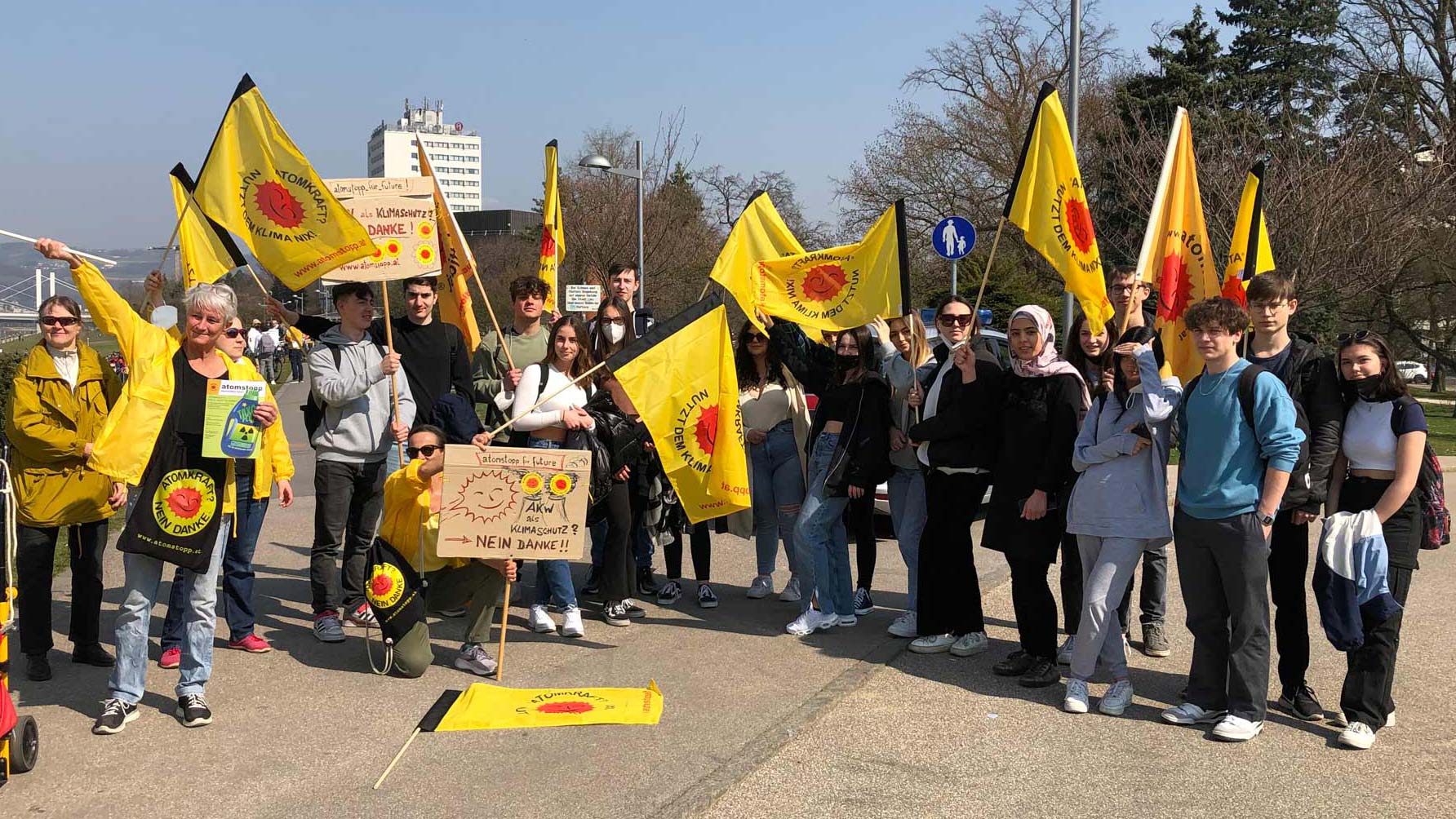 atomstopp beim Klimastreik